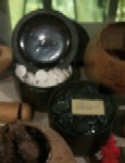 Go bowls and stones in the Pitt Rivers (2007)